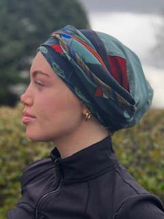 Silk scarf or turban